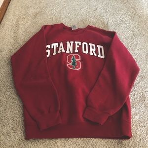 Stanford Red Crewneck Sweater Size S
